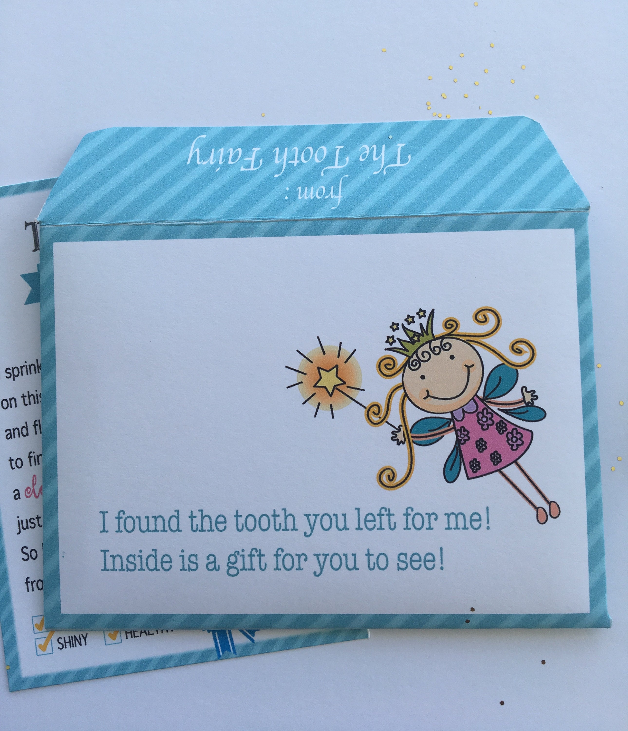 Tooth Fairy Note Tooth Fairy Printable Certificate and Envelope Etsy Tooth Fairy Note Tooth Fairy Printable Certificate and Envelope Etsy