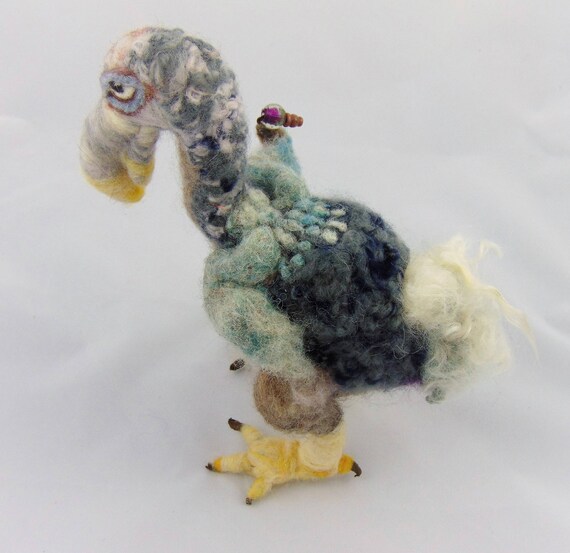 Oiseau Dodo Feutrée Figurine De Dodo Dodo Art Doll Souples Alice Décoration Oiseau Avec Canne à Laiguille Oiseau Personnage Romanesque