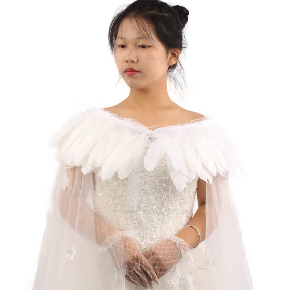 1920s feather shawl