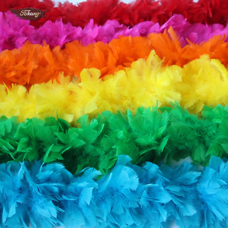 Turkey Ruff 200g Feather Boas Fluffy Turkey Ruff Feather Boas Etsy
