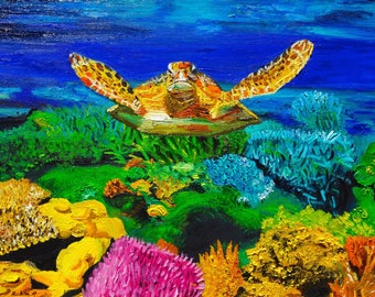 Sea Turtle - Giclee Print