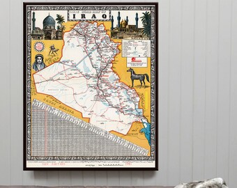 Iraq Wall Art Etsy