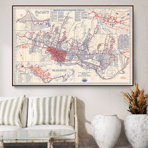 Vintage map of Honolulu, old Honolulu print, Honolulu wall art, Honolulu Hawaii, Hawaii gifts, Hawaiian art.