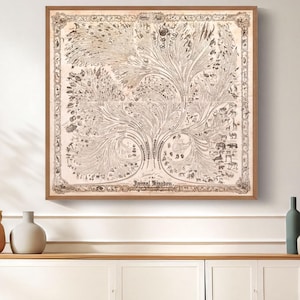 Levensboom print: Evolutie muurdecoratie - Vintage zoölogiekaart, natuurhistorische decoratie | Wetenschappelijke illustratie