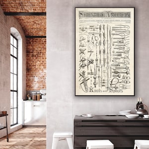 Knots and splices, rigging knots, sailor knots, nautical knots, nautical wall art, nautical decor, sailing art, sailing decor, maritime art.