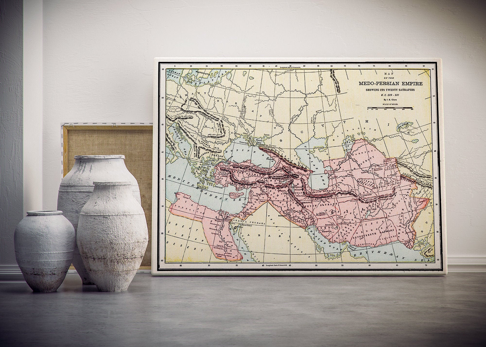 El imperio de Irán bajo el reinado de Darío el Grande Imperio Etsy España