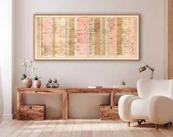 American History Timeline Chart (1492-1842) - Historical Wall Art
