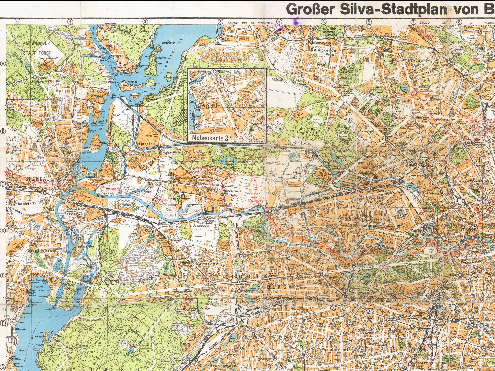 Berlin WWII Hand-annotated Map of the Battle of Berlin - Etsy