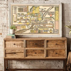 Antique Chart of Biblical history,  Timelines of biblical genealogy and events, major Biblical figures, ancient empires, Christ&#39;s miracles.