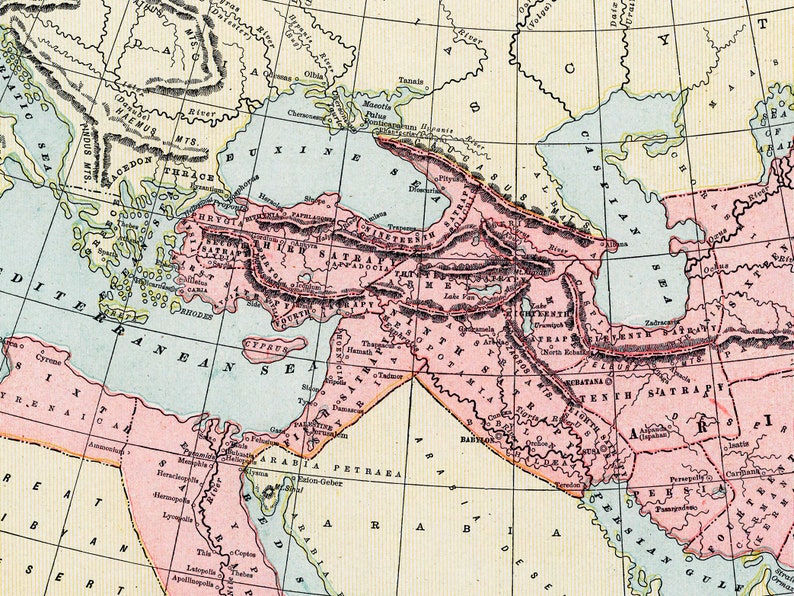 The Empire of Iran Under the Reign of Darius the Great Etsy