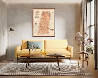 Berkshire Hills Map Print: 1896 Vintage Massachusetts Wall Art