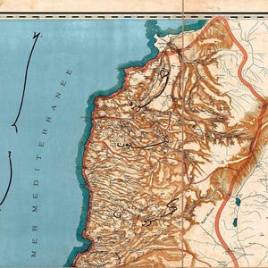 1900 Liban map