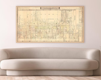 Tableau chronologique de l'histoire de la Russie, impression d'art de l'histoire du monde