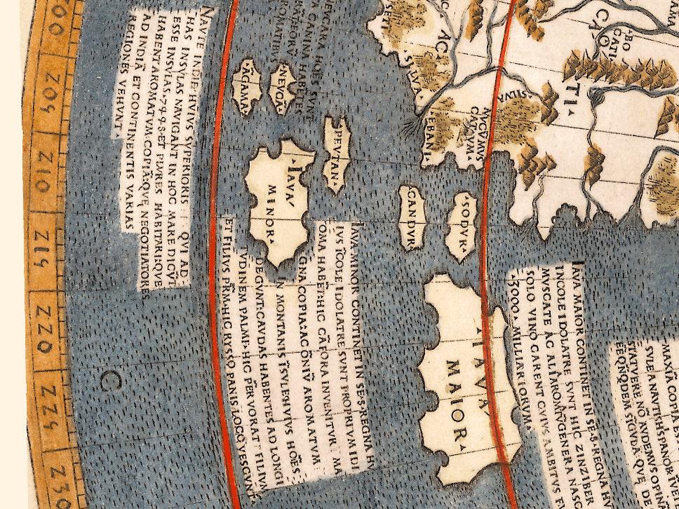 ルイシュ地図版画：アメリカ大陸最古の描写、古代世界地図芸術 - Etsy 日本