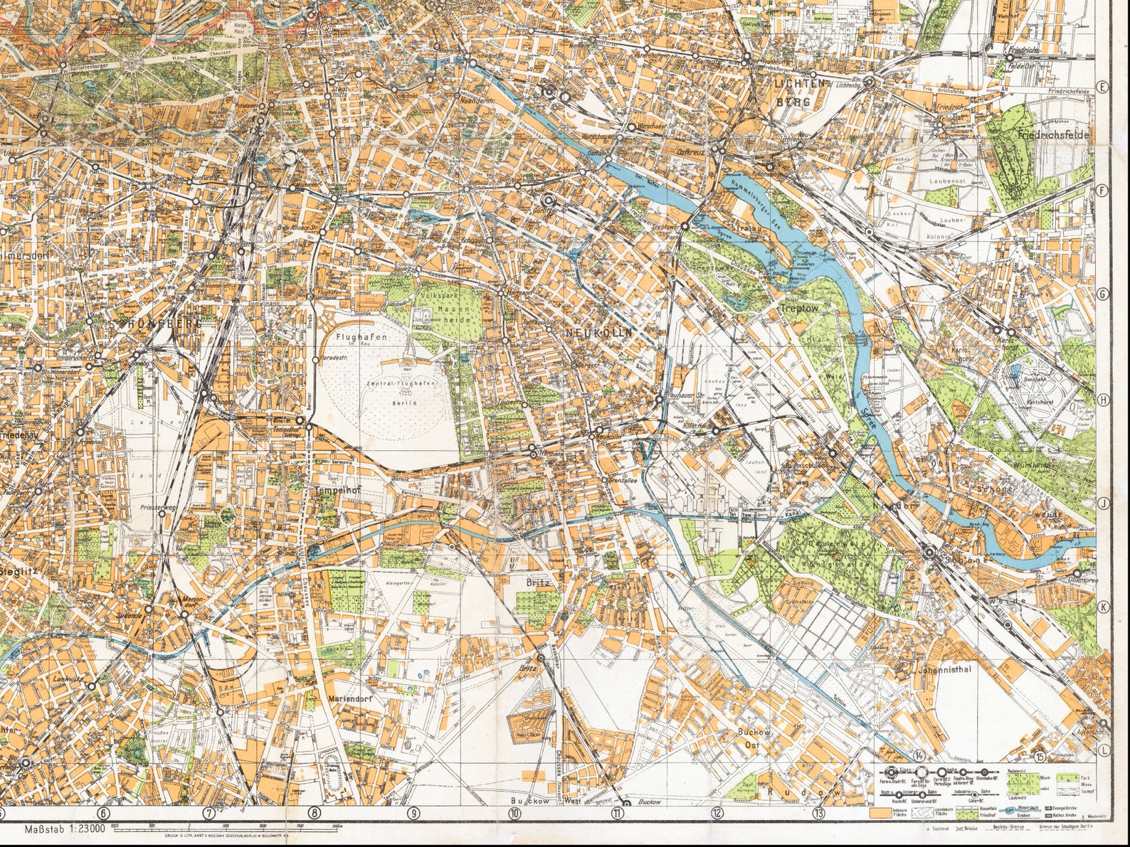 Berlin WWII Hand-annotated Map of the Battle of Berlin - Etsy