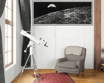 First Image of Earth from Space –  Captured from Moon’s Vicinity, NASA photograph.