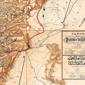 1900 Liban map