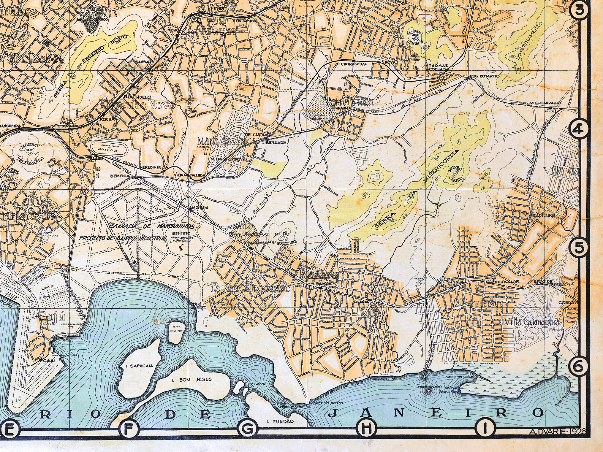 GUIA DO RIO 1975 洋書 地図 ポルトガル語 英語 QUATRO GUIA DO