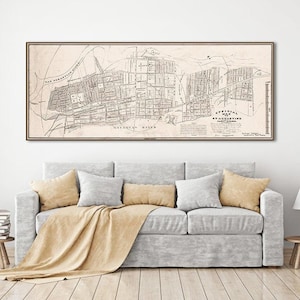 Vintage St. Augustine Florida Map Print: 1905 Wall Decor