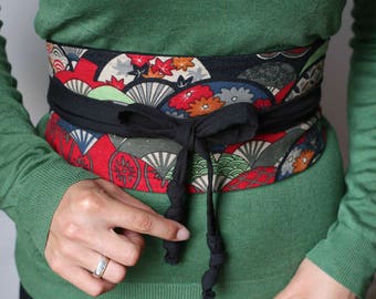 Cotton Linen Obi belt Women Unisex