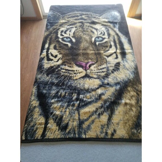 Biederlack Tiger 50 X 62 in Cuddle Wrap Zip Snap Velours Etsy