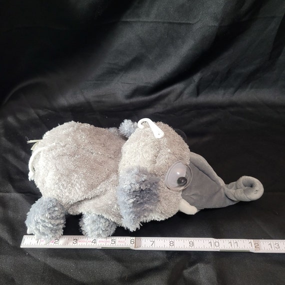 Stuffed Plush Toy Gray Elephant Toys Holiday Animal Puppet Kids Hand Puppet 
