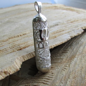 jewish gift, israeli jewelry, Mezuzah pendant, Mezuzah necklace, Sterling Silver 925, hebrew necklace, judaica necklace, mezuzah charm