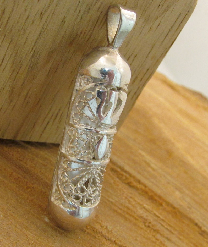 Jewish Gift Israeli Jewelry Mezuzah Pendant Mezuzah - Etsy