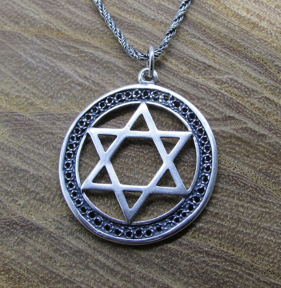Etsy star of david necklace hot sale