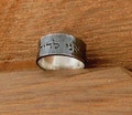 I Am My Beloved Ring, Ani Ledodi Jewish Wedding Ring, Silver Hebrew Wedding Band, Jewish Jewelry, Israeli Silver Rings, Wide Silver Ring product logo