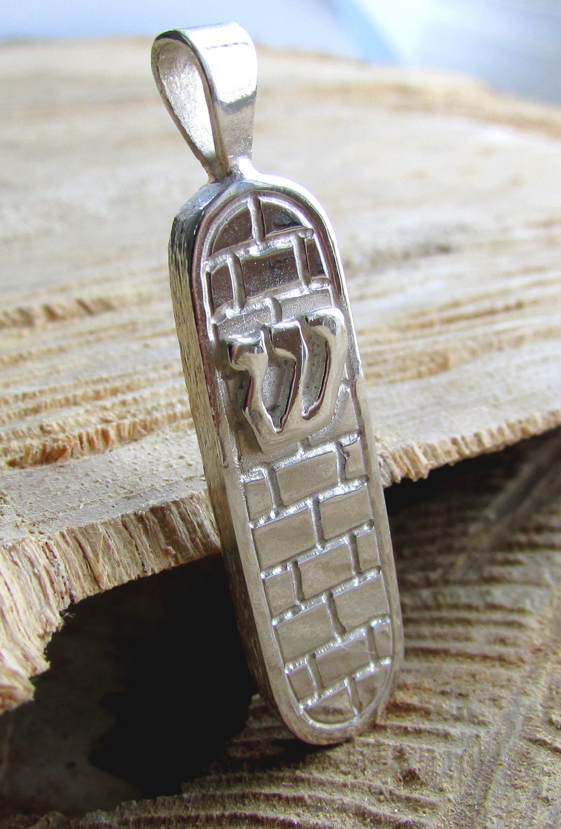Mezuzah Pendant Necklace Jewish Gift Israeli Jewelry - Etsy