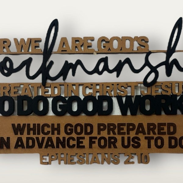 Ephesians 2:10 | We Are GOD's Workmanship | Bible Verse