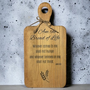 John 6:35 | Bread of Life | Bible Verse