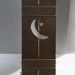 Faux Primitive Window Shutters | Primitive Star | Primitive Moon and Star | Primitive Tree | Primitive Heart
