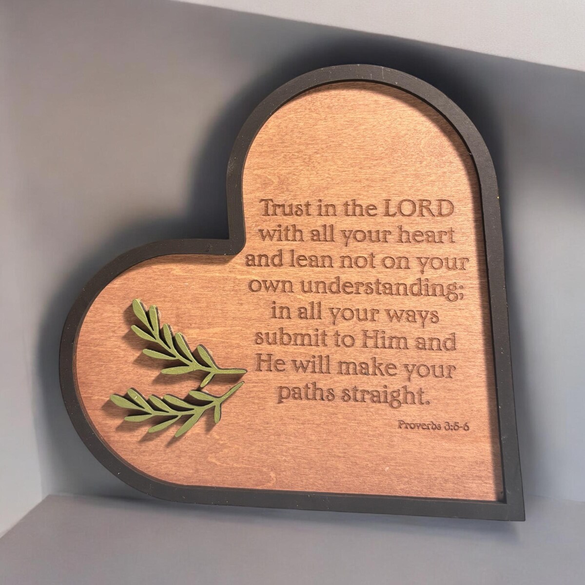 Proverbs 3:5-6 Trust in the LORD Bible Verse - Etsy