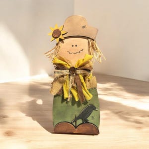 Standing Scarecrow | Rustic Farmhouse Scarecrow | Harvest Decor | Fall Decor