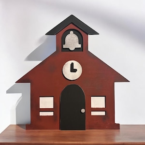Old Schoolhouse Shelf Decor