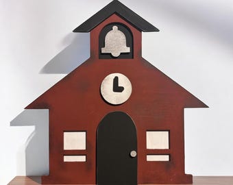 Old Schoolhouse Shelf Decor