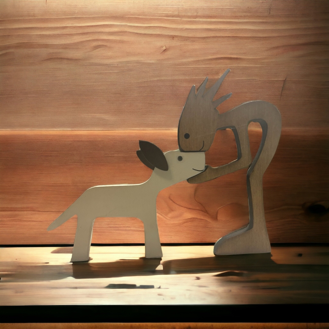 Human and Dog Mans Best Friend Man and Dog Woman and Dog Personalized