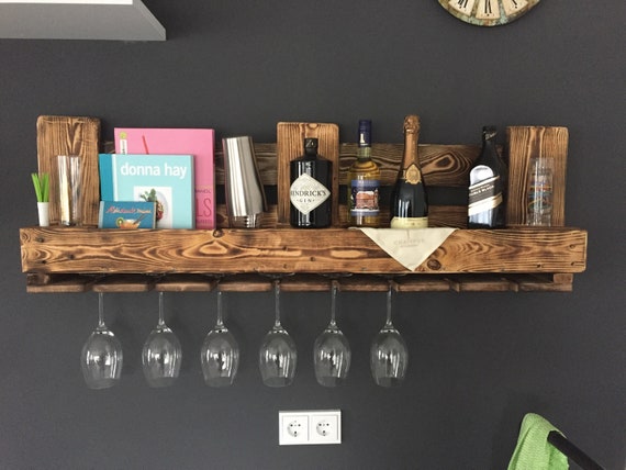 Weinregal Palette Palettenmobel Paletten Weinregal Etsy