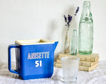 Pichet à eau Français Anisette, pastis Vintage, Français boisson, 51 Anisette
