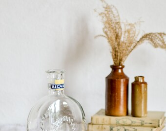 Bouteille d’eau Français Ricard Carafe, pichet en verre, Vase en verre, Vase Vintage, Casanis bouteille, Ricard Carafe, Pastis Carafe, bouteille d’eau