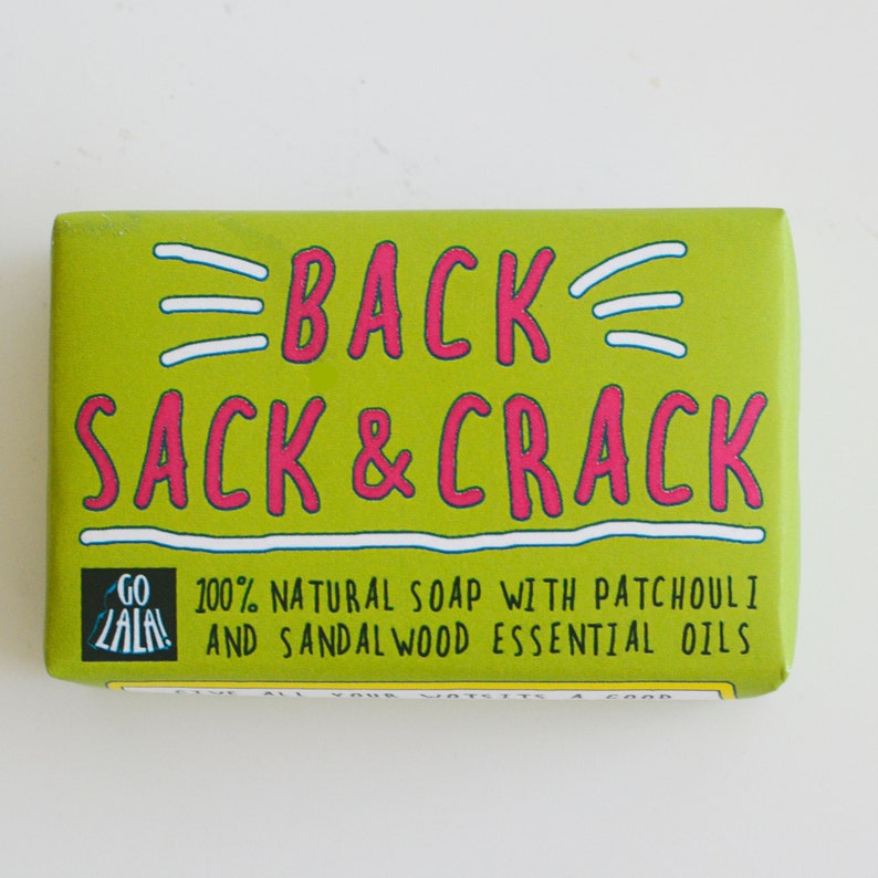 Back Sack & Crack Zeep Patchouli Sandelhout Nieuwheidszeep Etsy