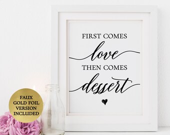 First Comes Love Etsy