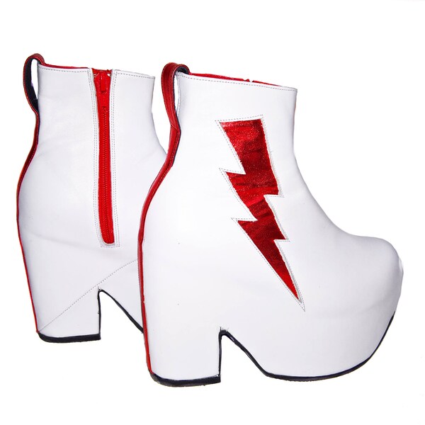 Lightning Bolt Boots Etsy