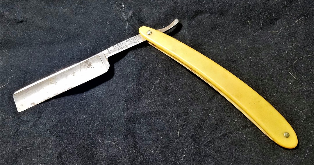 Antique Solingen Straight Razor Anton Wingen Jr 917 Red Point Men's