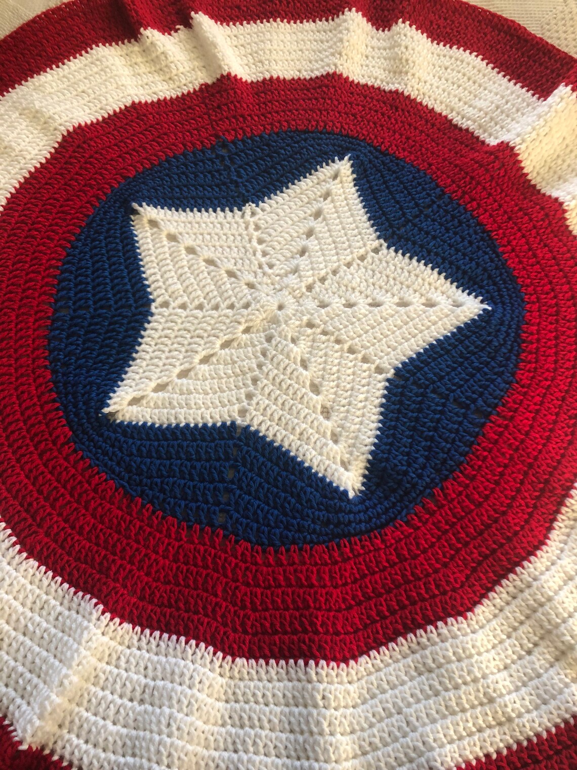 Superhero Blanket Captain America Blanket Etsy