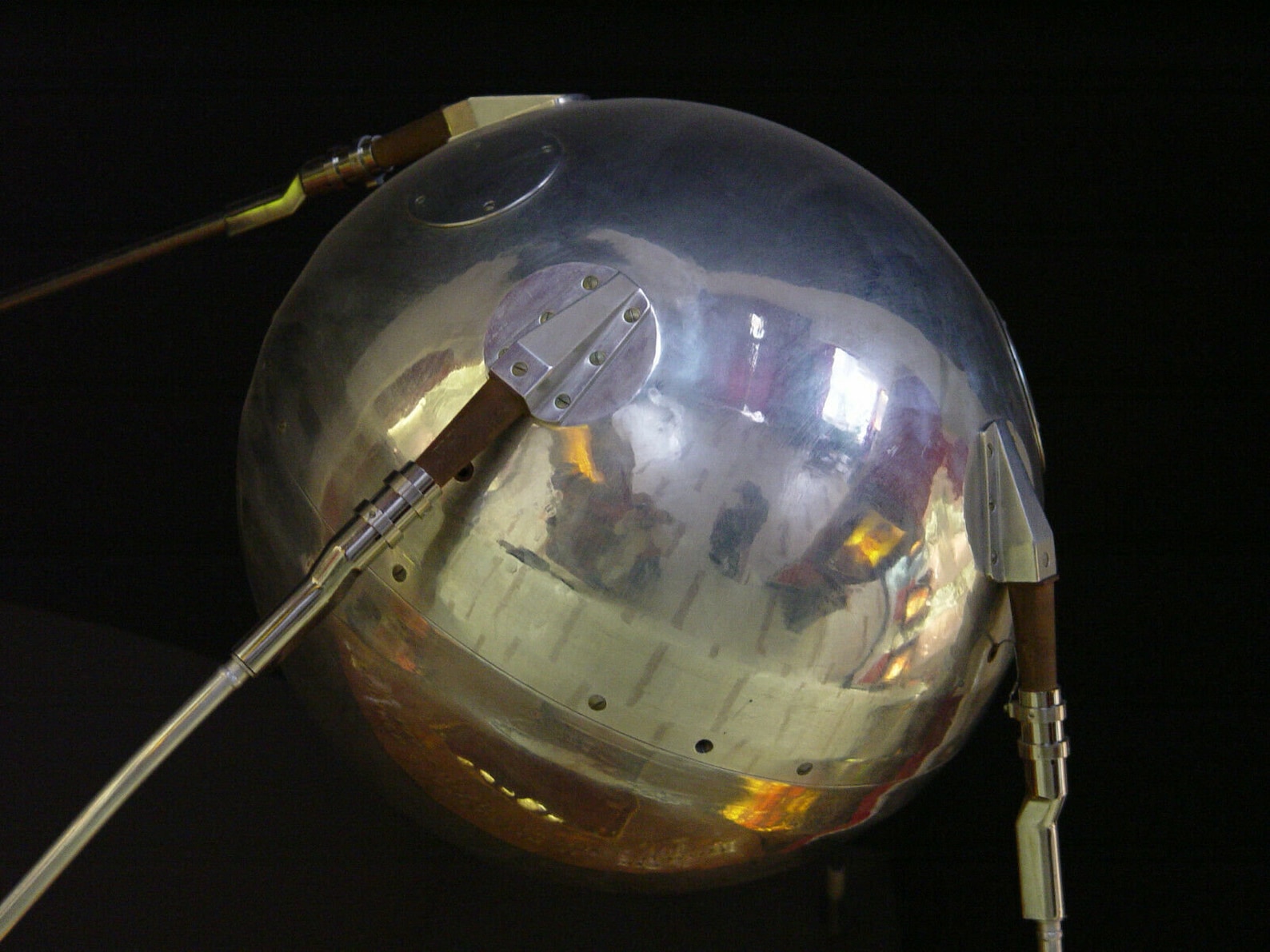 11 Russian Sputnik 1 model full size replica chromeplated Etsy