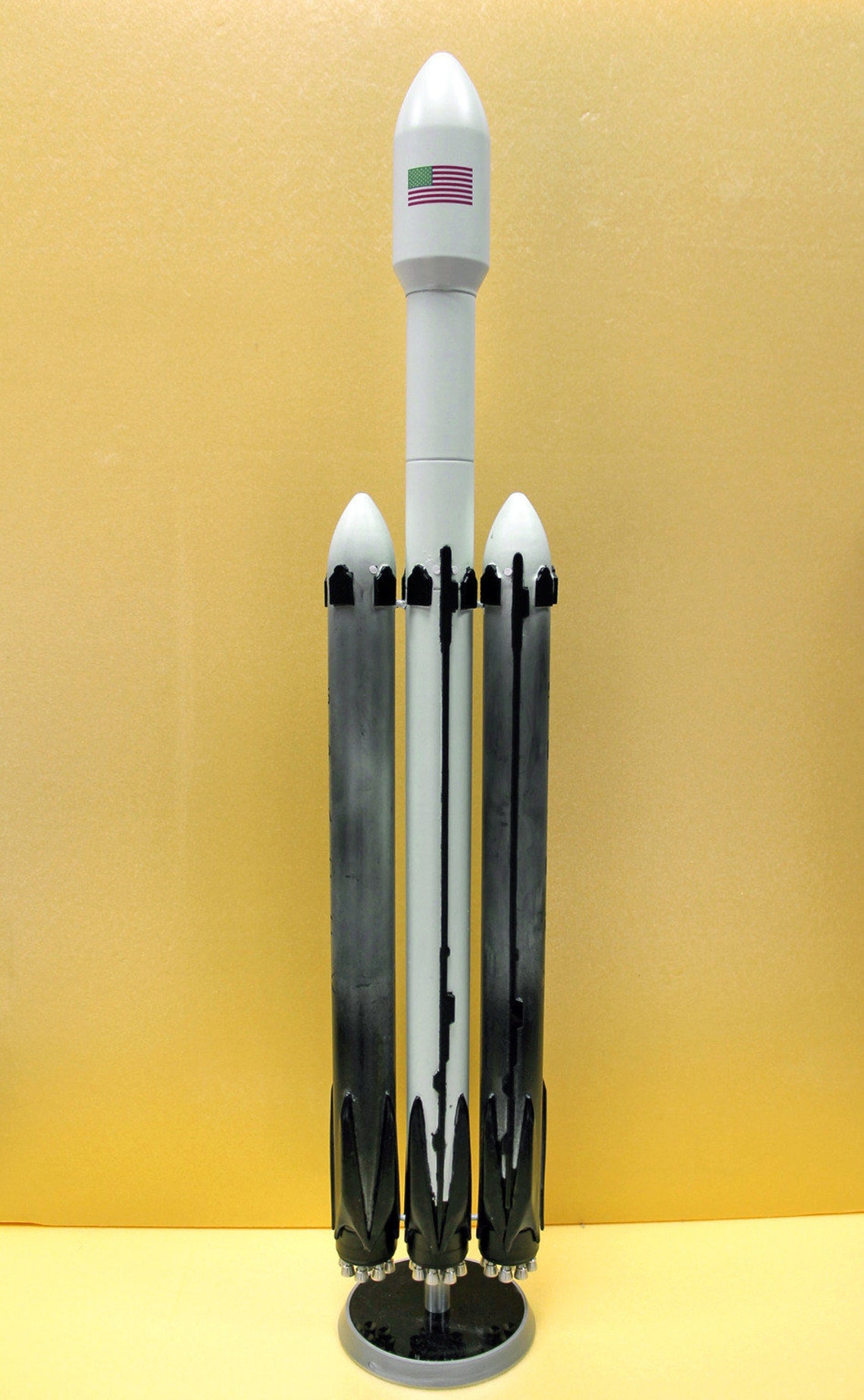 1144 Scale model SpaceX rocket Falcon Heavy made of metal Etsy