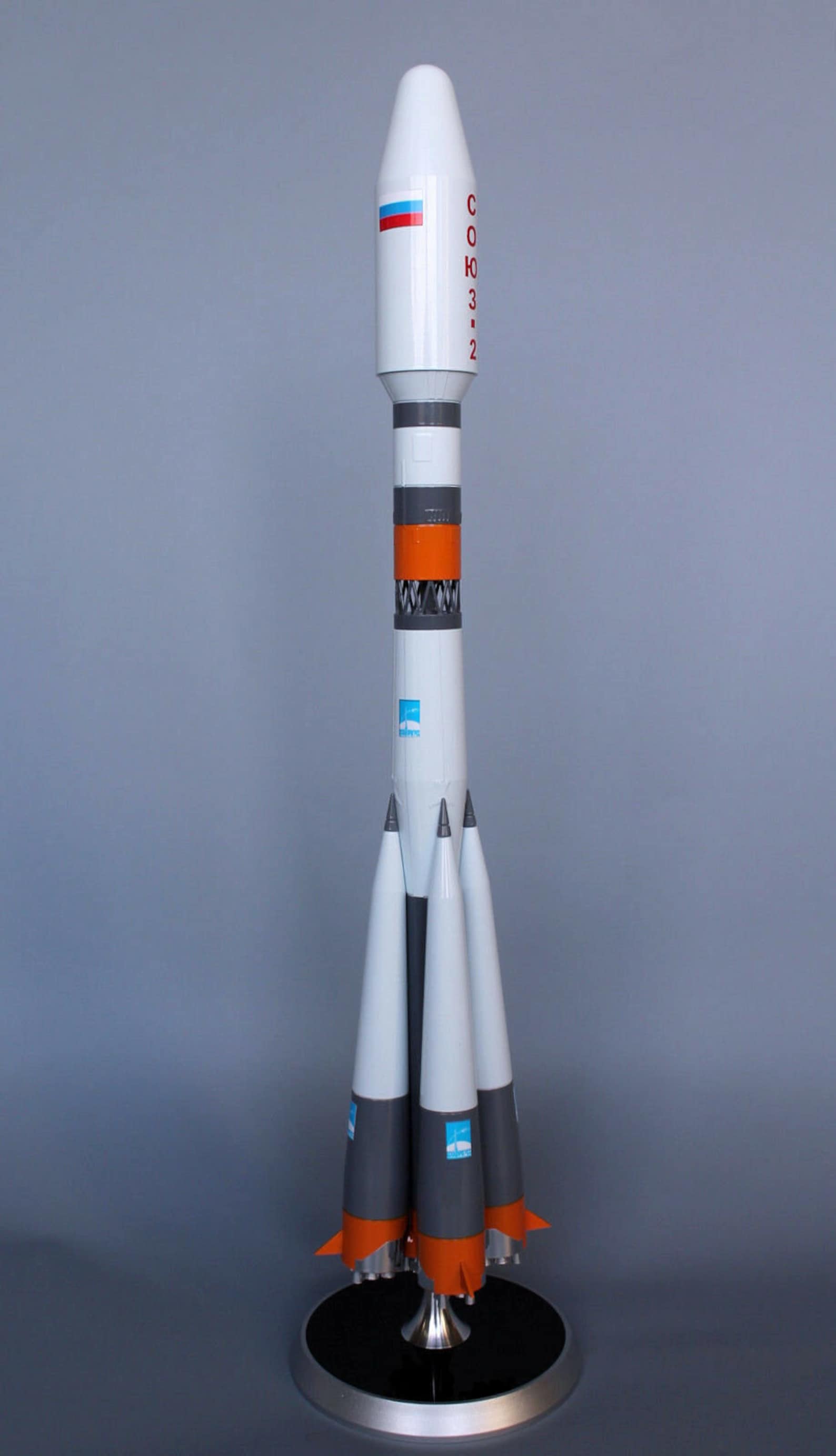 1144 Scale model of russian rocket Soyuz2 made of metal Etsy